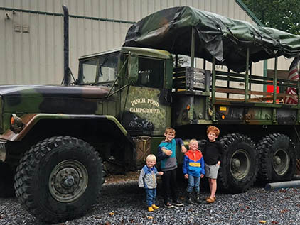 big truck rides at pinch pond